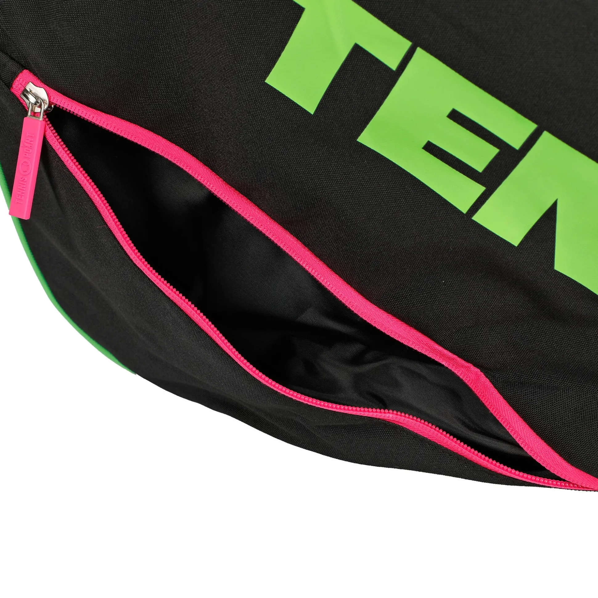 Discount Premium Neon 6R Racket Bag - Black, Neon Green Racket Bags