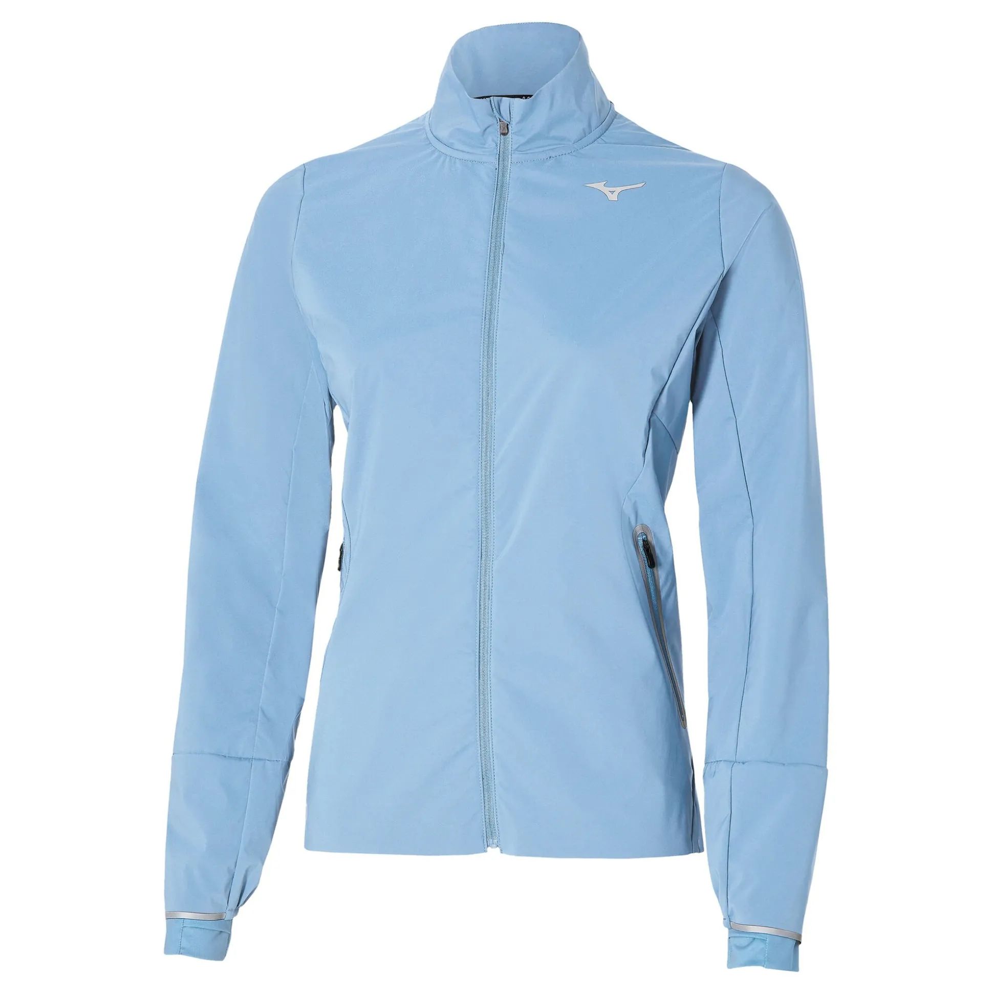 Best Sale Premium Warm Running Jacket Women - Light Blue Running Clothing