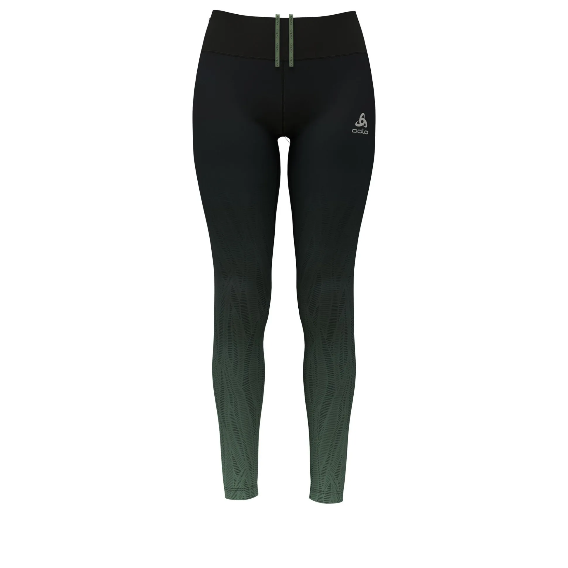 Clearance Print Tight Women - Black, Green Pants|Running Clothing