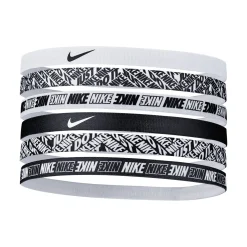 Online Printed Hair Band 6 Pack - White, Black Accessories