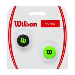 New Pro Feel Blade Dampener 2 Pack - Black, Green Racket Accessories