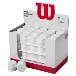 Flash Sale Pro Overgrip Perforated 60 Pack - White Grips