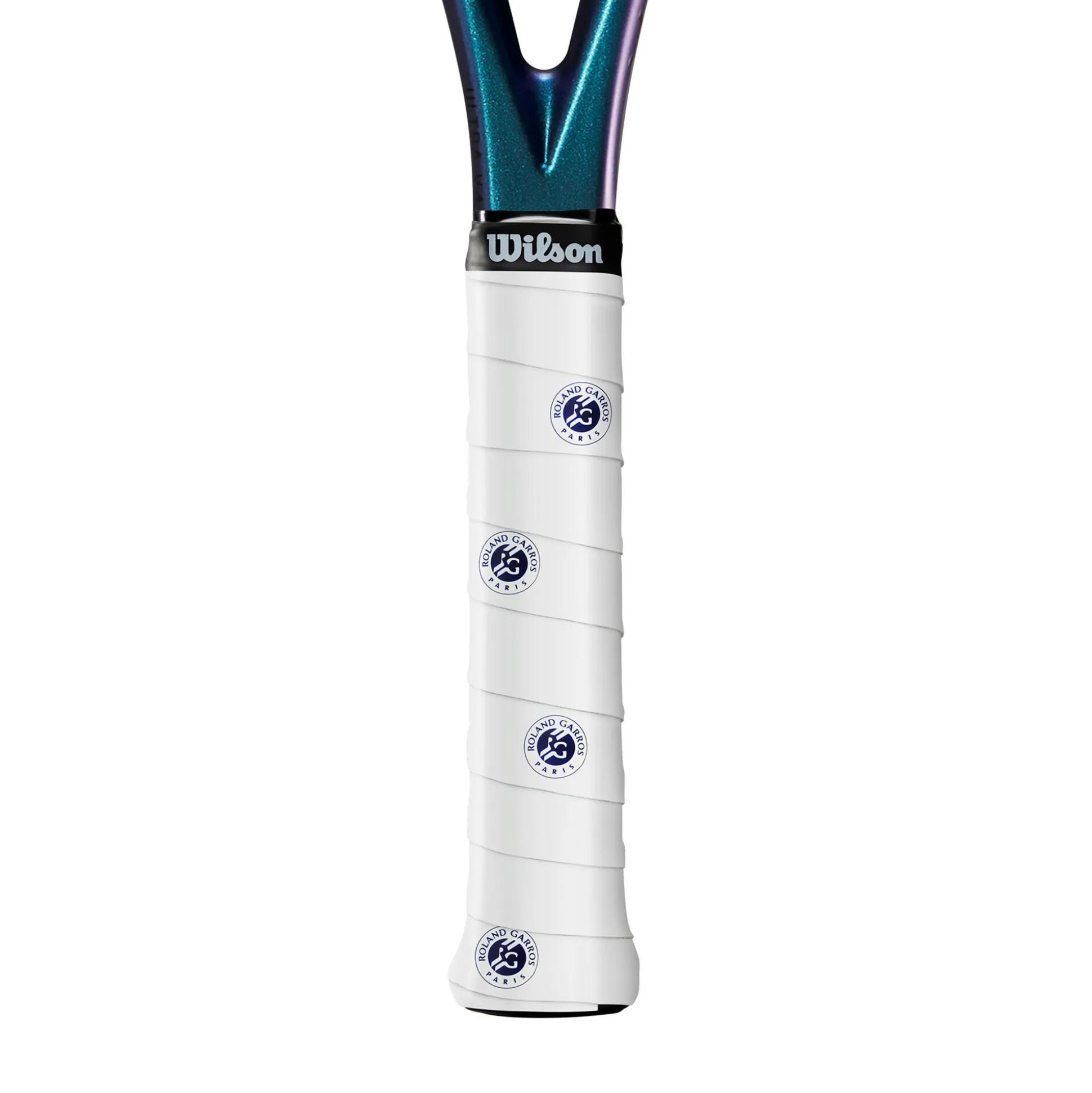 Cheap Pro Overgrip Roland Garros 3 Pack - White, Blue Grips