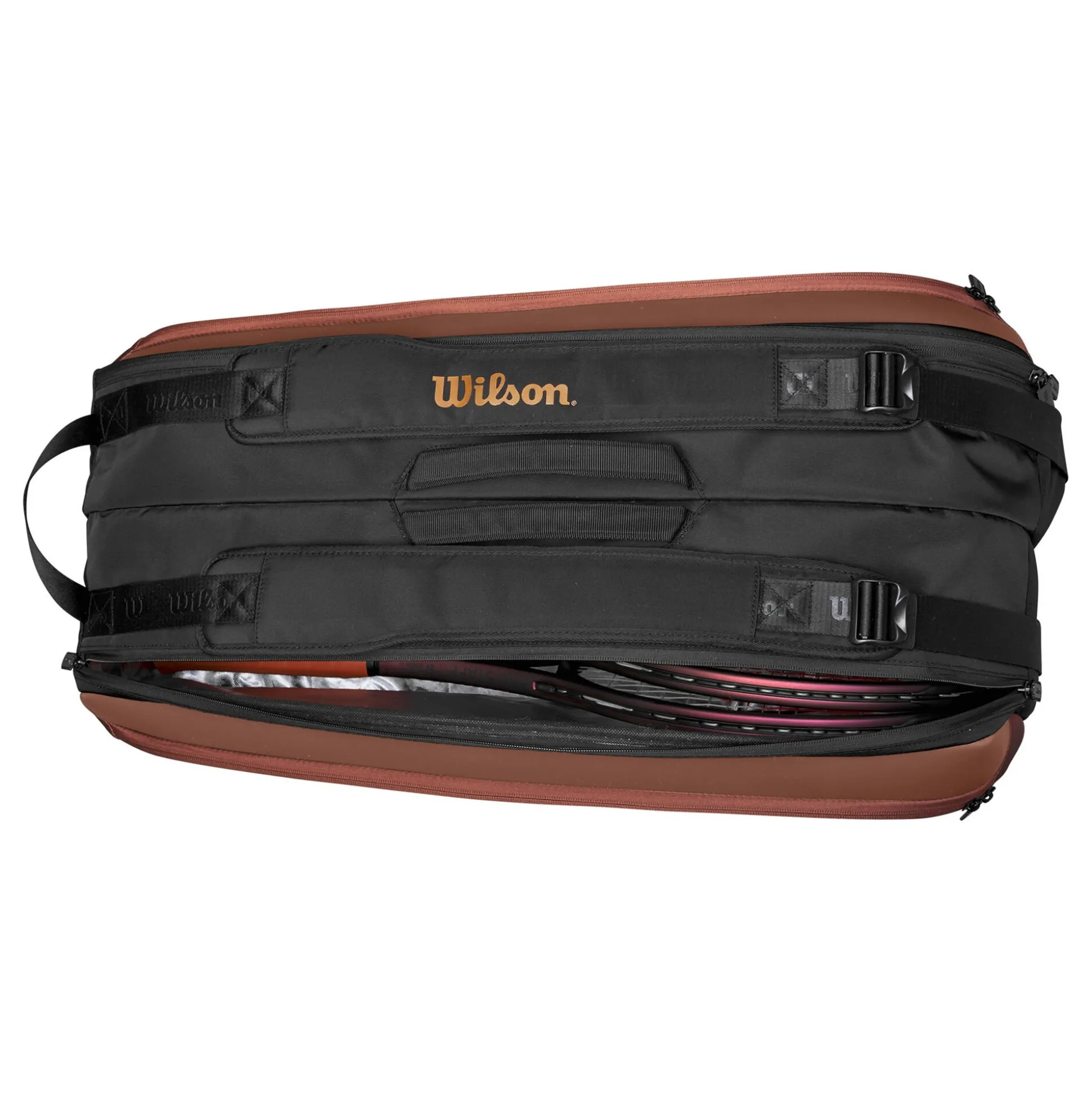 Clearance Pro Staff Super Tour V14 Racket Bag 9 Pack - Bronze Racket Bags