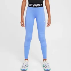 Shop Pro Tight Girls - Light Blue, White Pants
