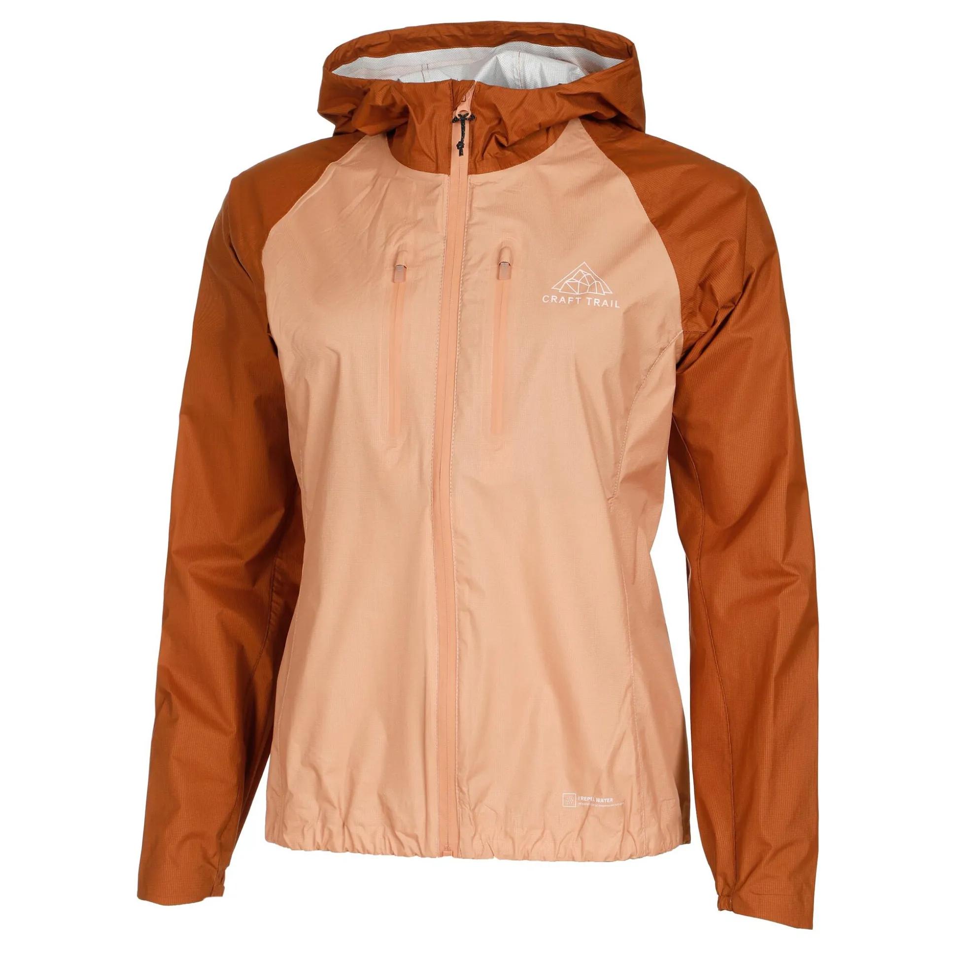 Hot Pro Trail 2L Lightweight Running Jacket Women - Beige, Caramel Running Clothing