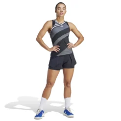 Discount Pro Y-Tank Top Women - Black, Multicoloured Tops