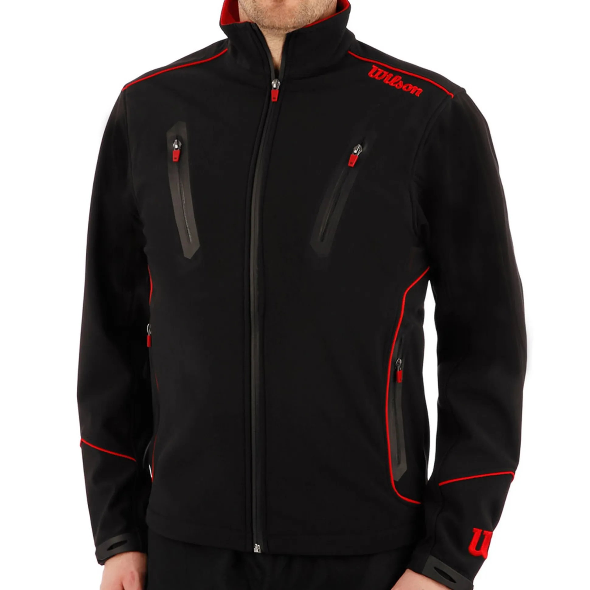 Store Promo Training Jacket Men - Black, Red Jackets