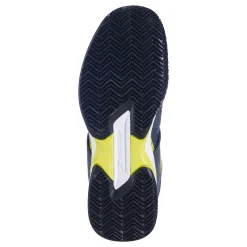 Fashion Propulse Clay Court Shoe Kids - Dark Blue, Neon Green Clay Court Shoes