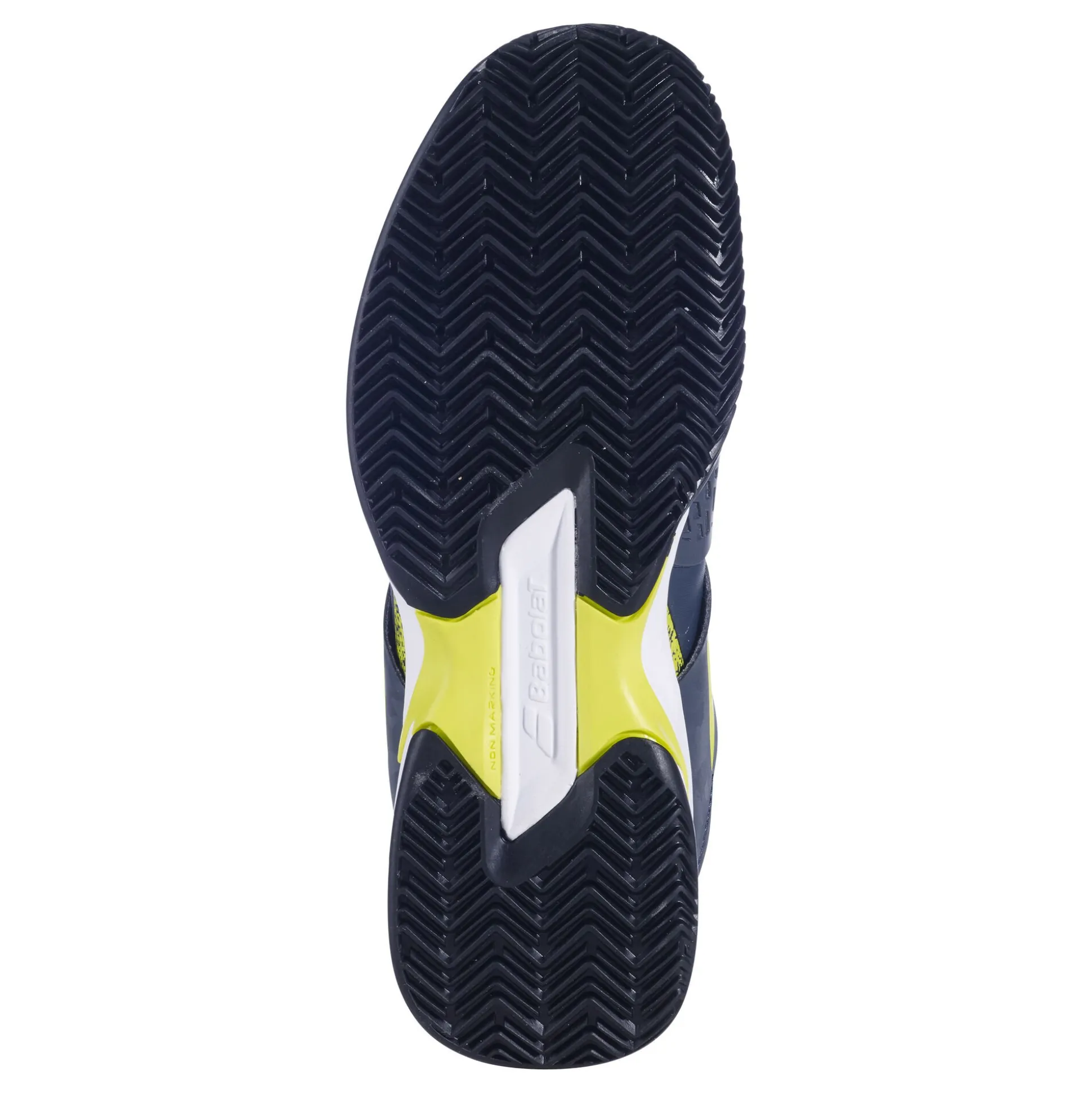 Fashion Propulse Clay Court Shoe Kids - Dark Blue, Neon Green Clay Court Shoes