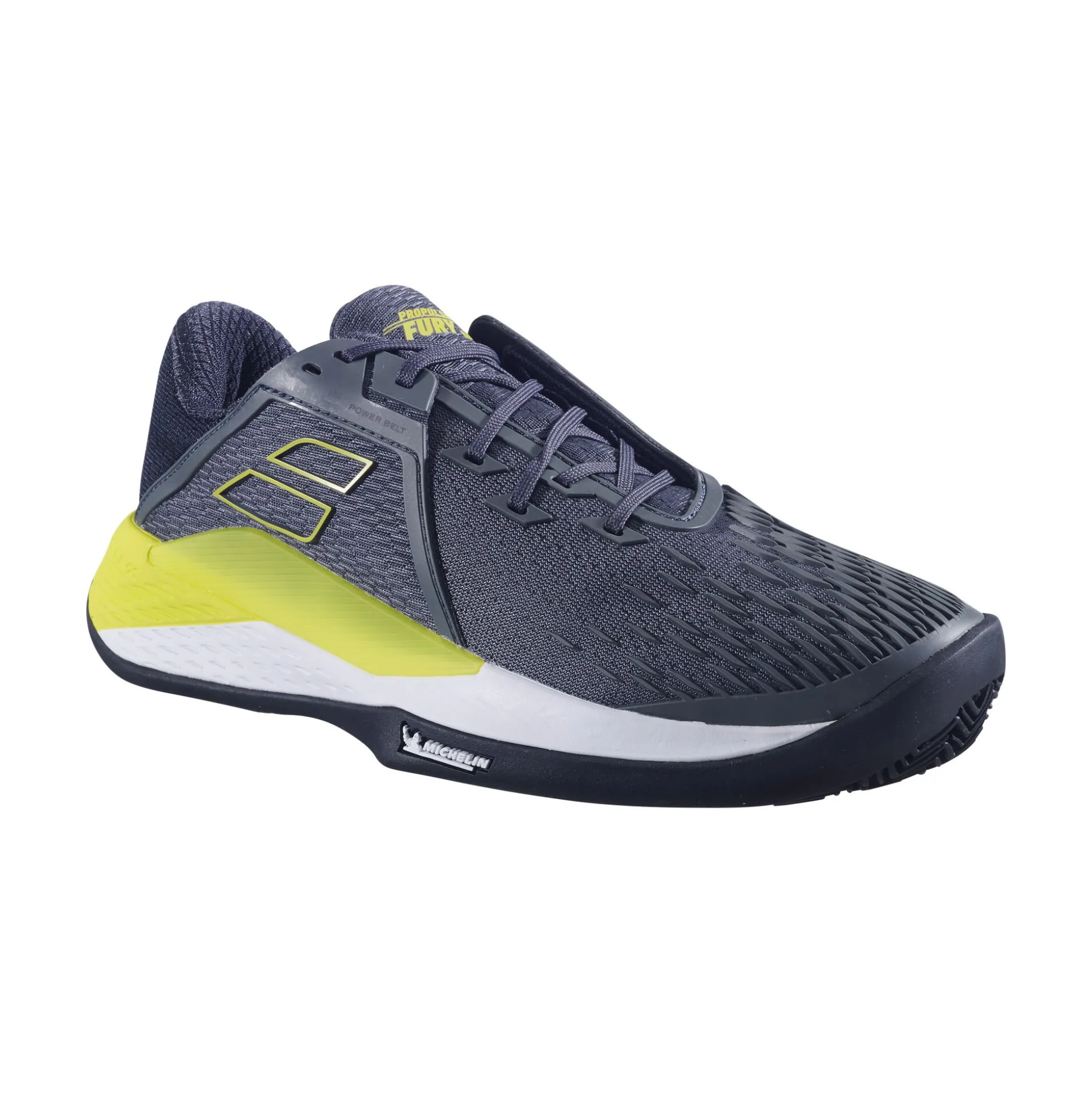 Sale Propulse Fury 3 Clay Court Shoe Men - Dark Grey, Neon Green Clay Court Shoes