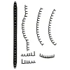 Fashion Pure Strike 98 16/19 Grommet Set - Black Racket Accessories