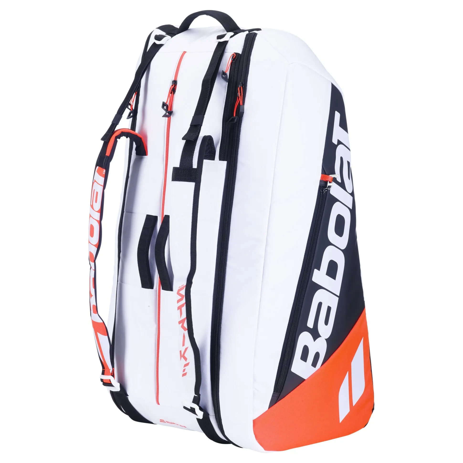 Shop Pure Strike RH X12 Racket Bag - White, Red Racket Bags