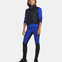 Cheap Qualifier Cold Tight Women - Black, Blue Pants|Running Clothing