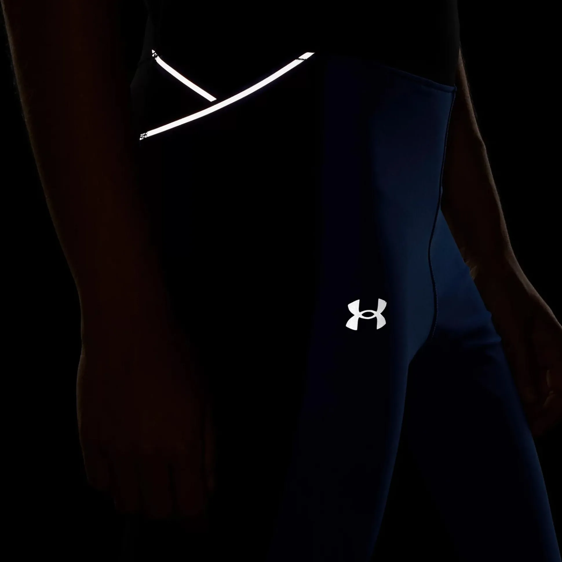 Cheap Qualifier Cold Tight Women - Black, Blue Pants|Running Clothing