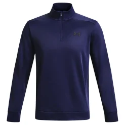 Shop Quarter Half-Zip Long Sleeve Men - Dark Blue Shirts