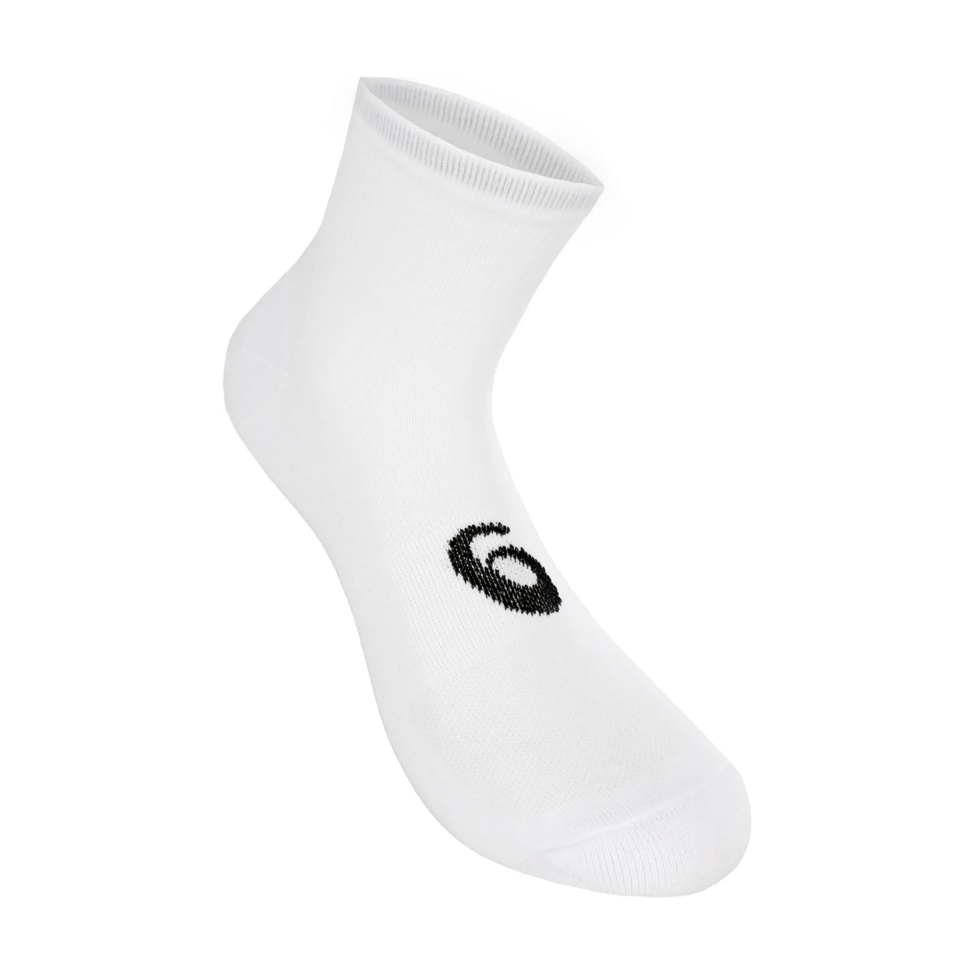 Sale Quarter Sports Socks 3 Pack - White, Black Socks