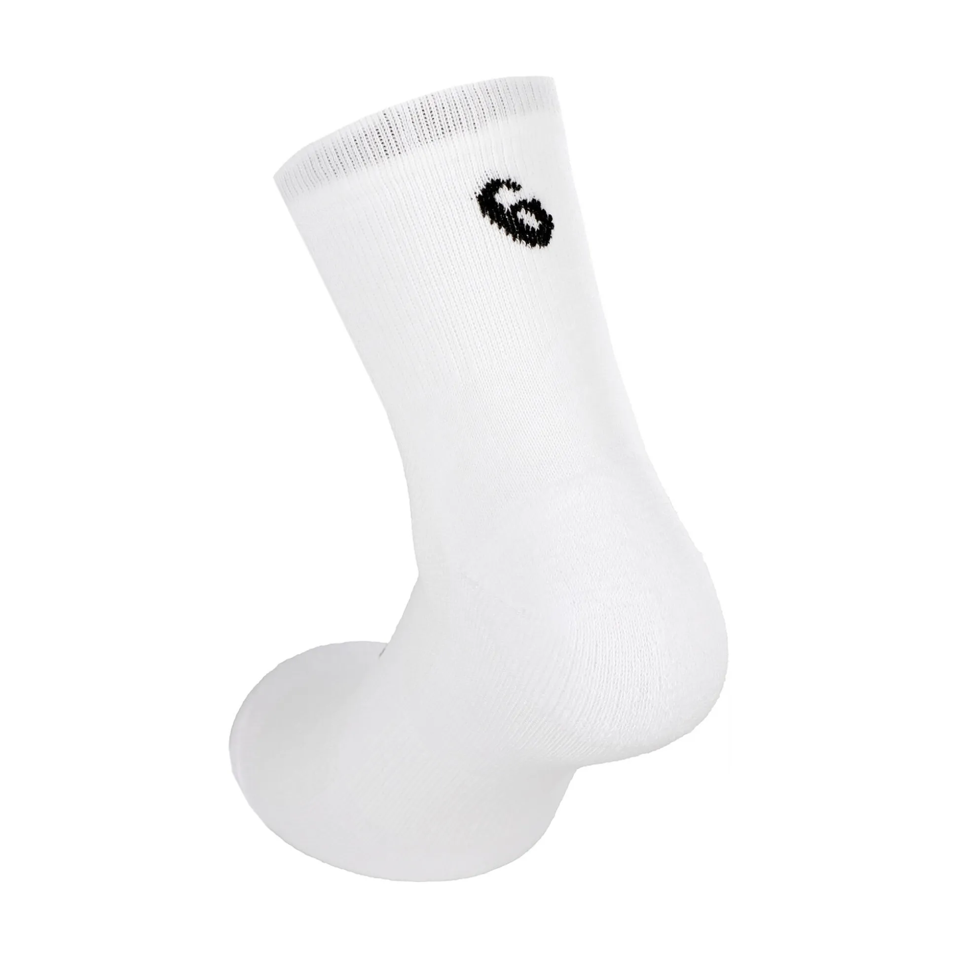 Sale Quarter Sports Socks 3 Pack - White, Black Socks