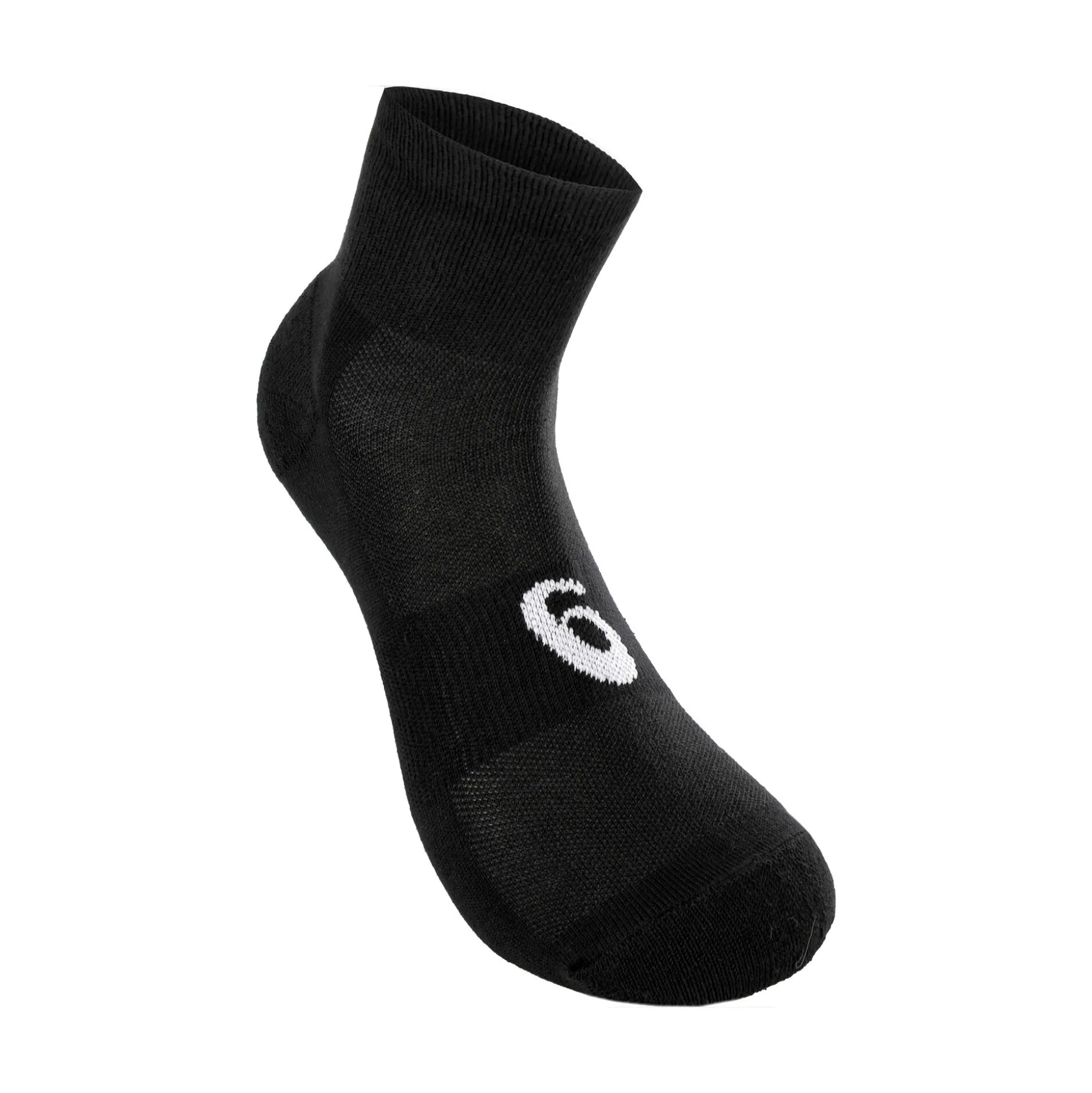 Outlet Quarter Sports Socks 3 Pack - Black, White Socks