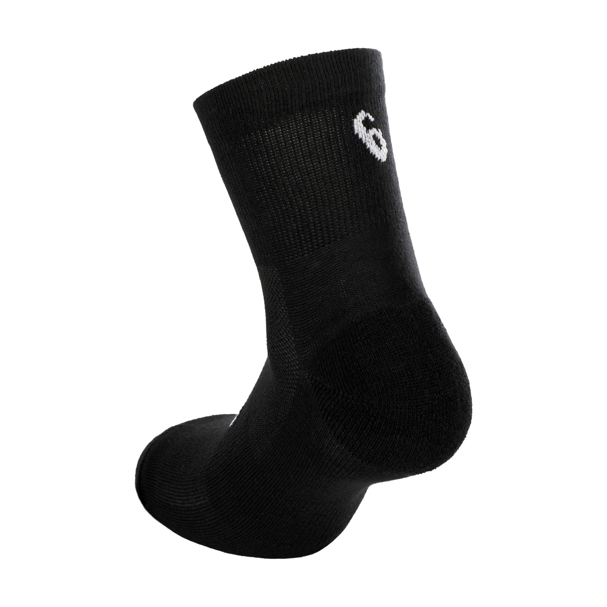 Outlet Quarter Sports Socks 3 Pack - Black, White Socks