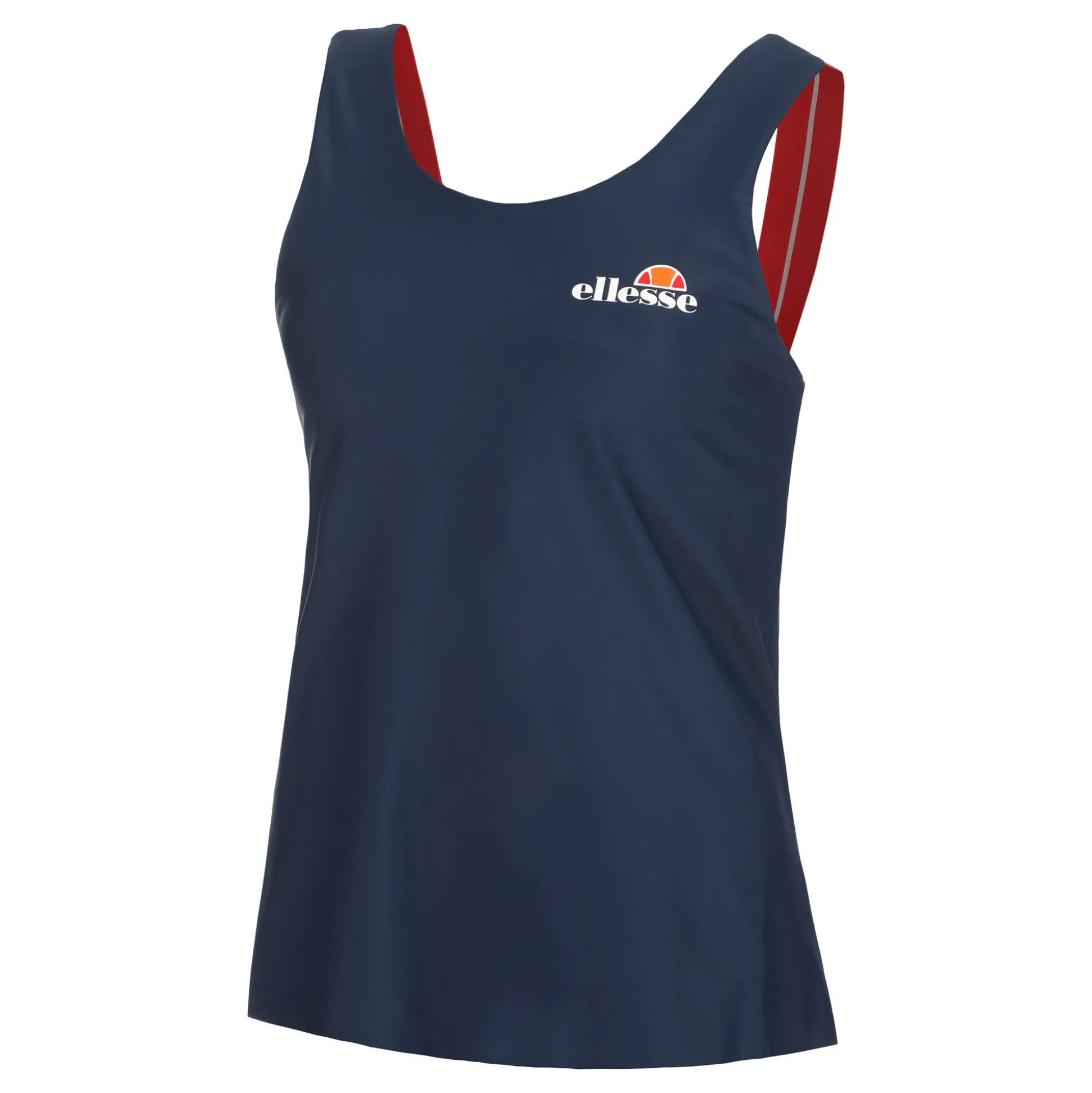 New Quincy Tank Top Women - Dark Blue, Red Tops