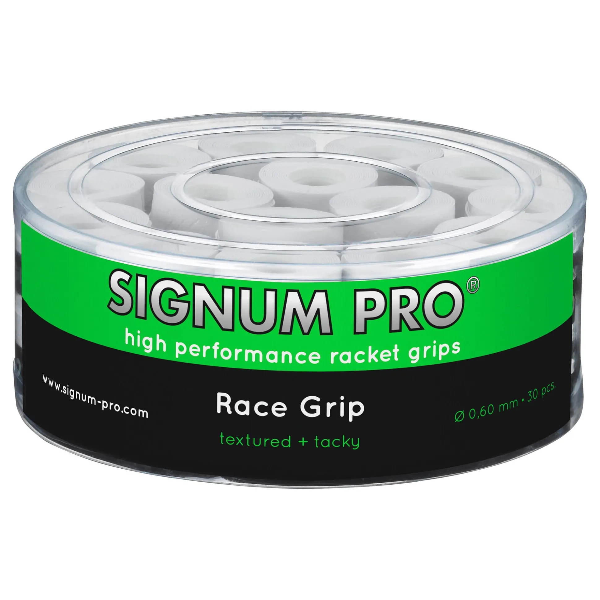 Online Race Grip 30 Pack - White Grips