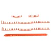 Shop Radical PRO 18/20 2023 Grommet Set - Orange Racket Accessories