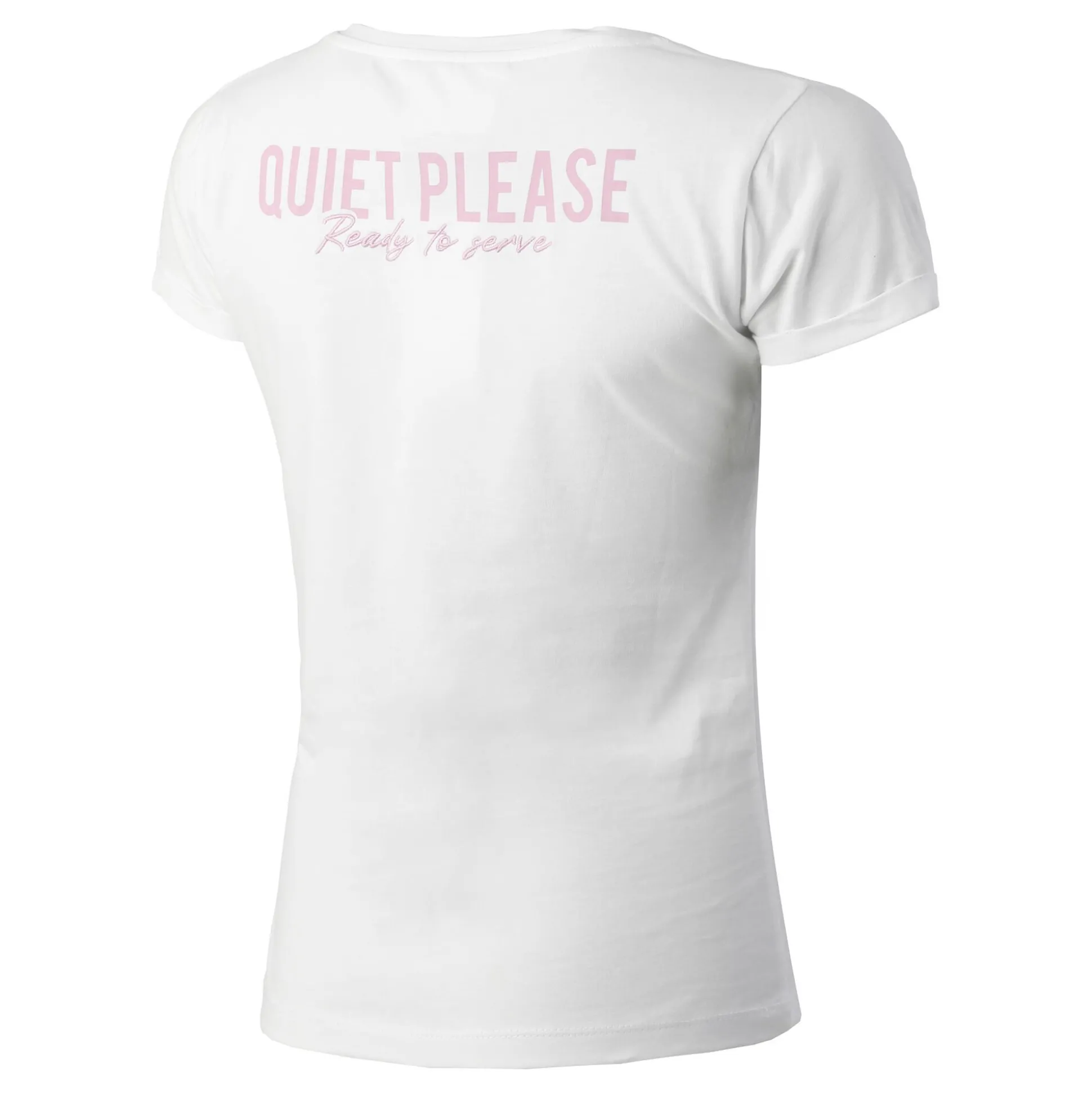 Clearance Ready To Serve T-Shirt Women - White, Pink Shirts