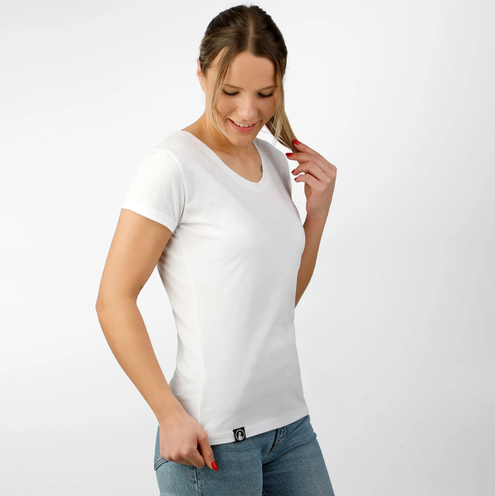 Clearance Ready To Serve T-Shirt Women - White, Pink Shirts