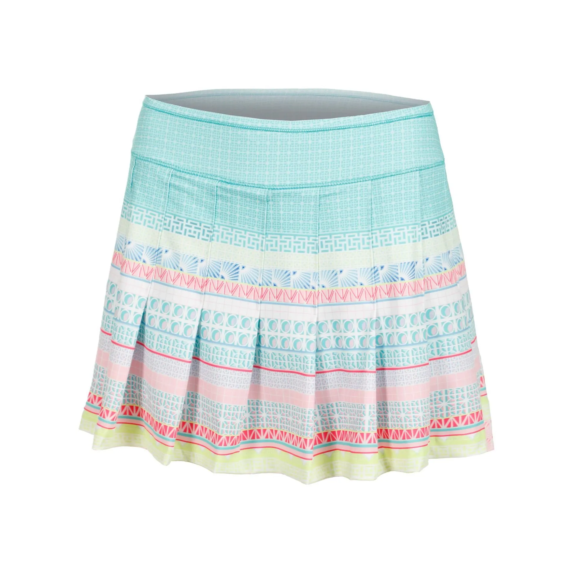 Cheap Retro Deco Skirt Women - Turquoise, Multicoloured Skirts