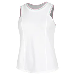 Shop Retro Deco Tank Top Women - White Tops