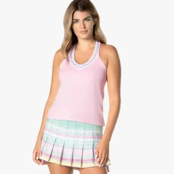 Store Retro Love Tank Top Women - Pink Tops