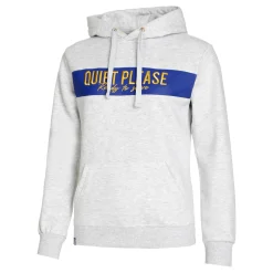 Fashion Retro Stripe Block Hoody Women - Lightgrey, Blue Hoodies & Sweaters