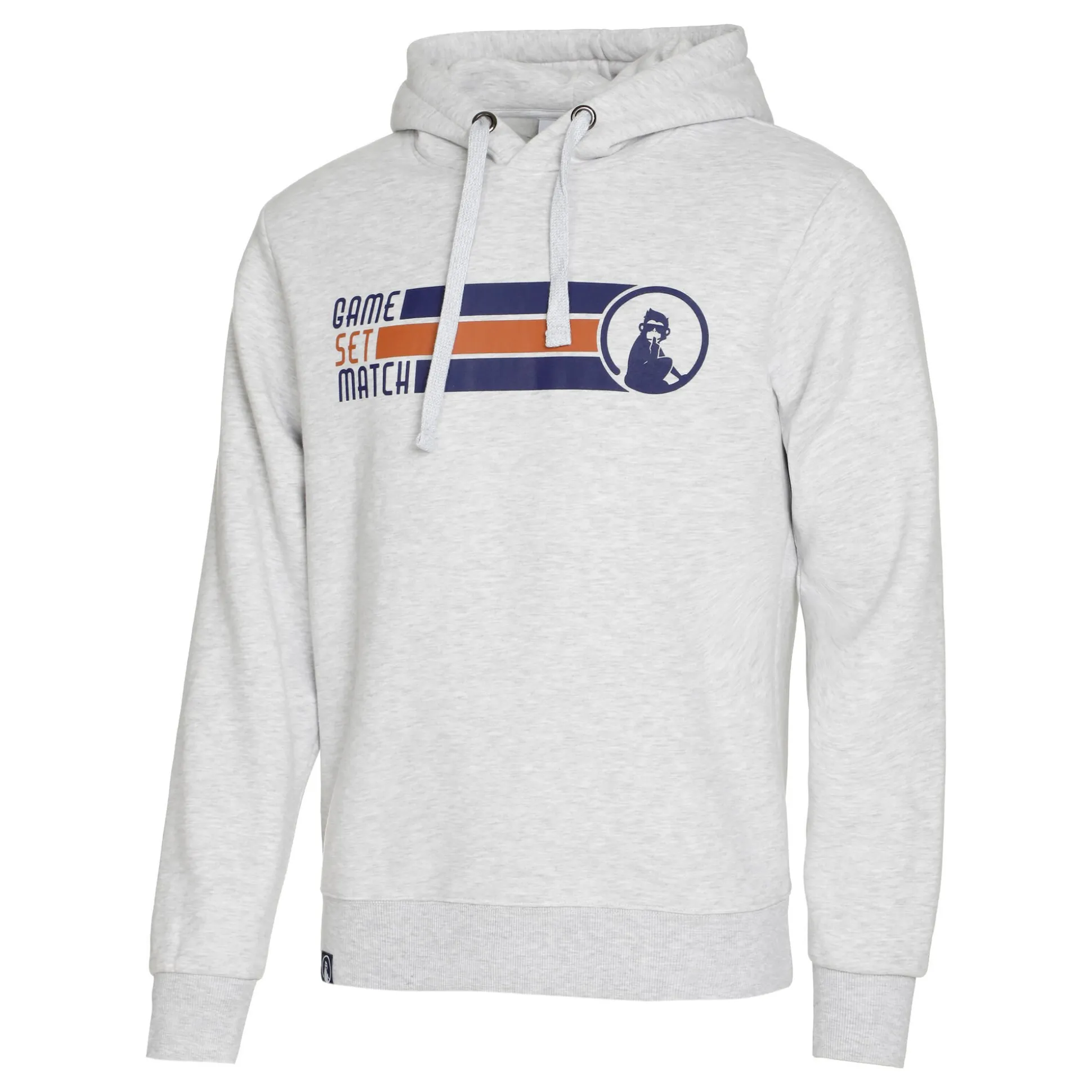 Store Retro Stripe Block Hoody Men - Lightgrey, Multicoloured Hoodies & Sweaters