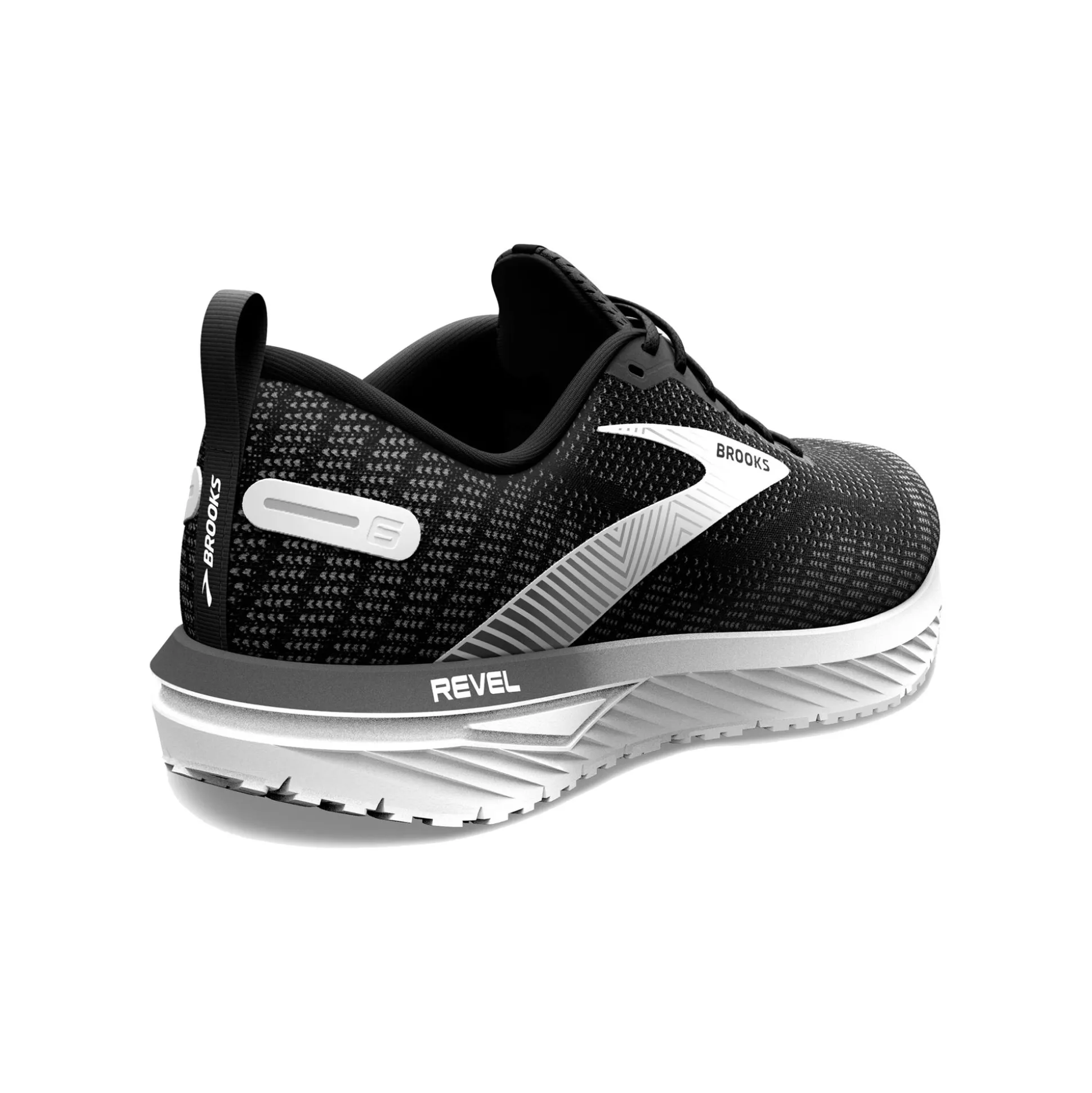 Online Revel 6 Neutral Running Shoe Men - Black, Silver Running Shoes