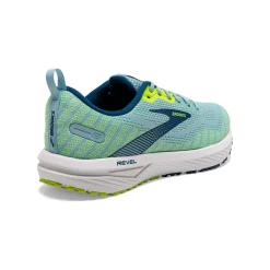 Cheap Revel 6 Neutral Running Shoe Men - Light Green, Blue Running Shoes