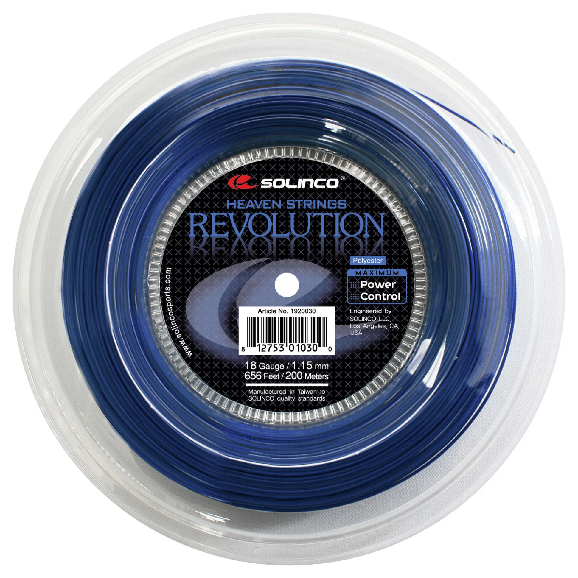 New Revolution String Reel 200m - Blue String Reels