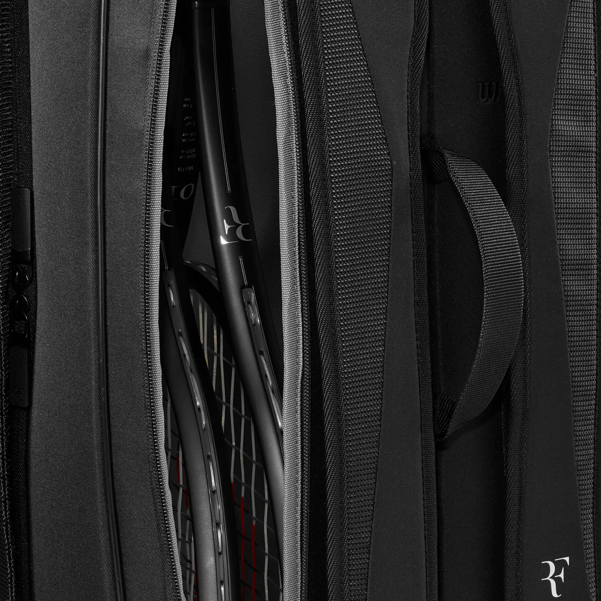 Outlet RF Tournament Racket Bag 9 Pack - Black Racket Bags