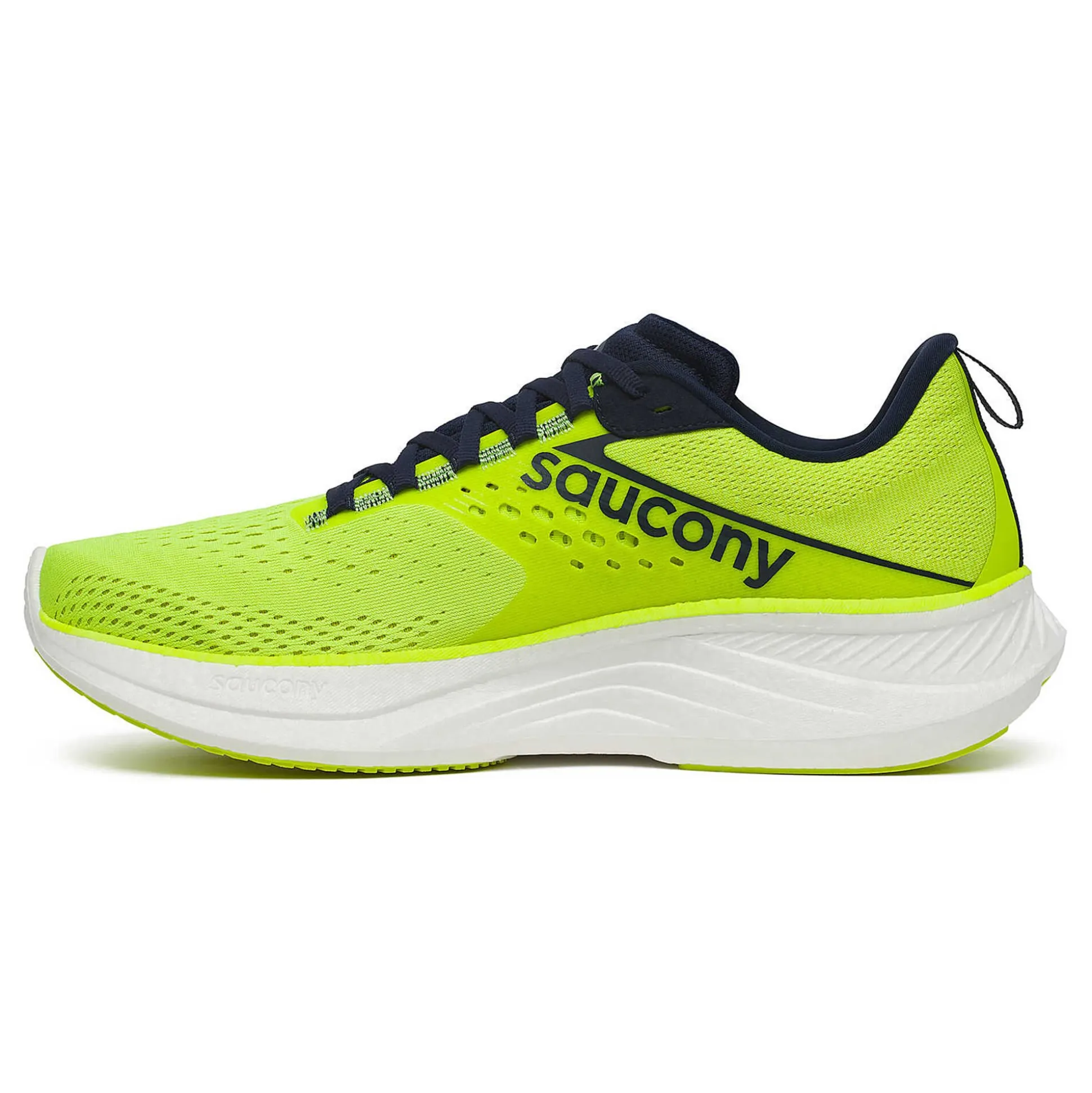 Store Ride 17 Neutral Running Shoe Men - Lemon, Blue Running Shoes