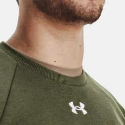 Hot Rival Crew Sweatshirt Men - Dark Green Hoodies & Sweaters