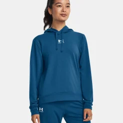 New Rival Terry Hoody Women - Dark Blue Hoodies & Sweaters
