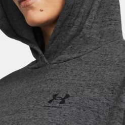 Cheap Rival Terry OS Hoody Women - Dark Grey Hoodies & Sweaters