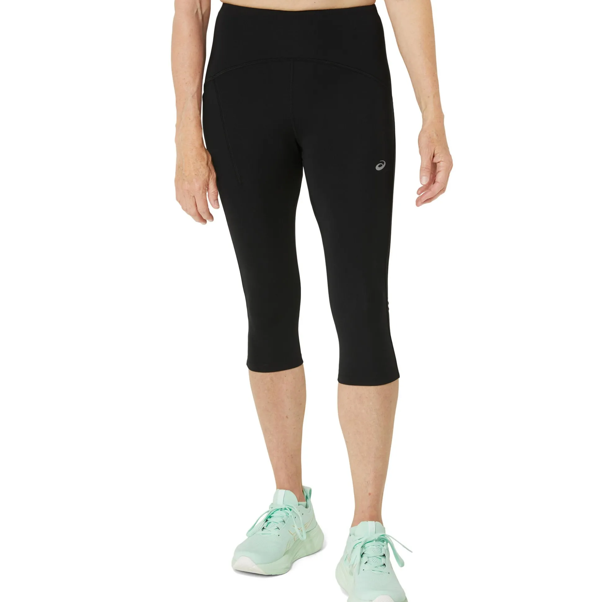 Hot Road High Waist Capri Running Tights Women - Running Clothing