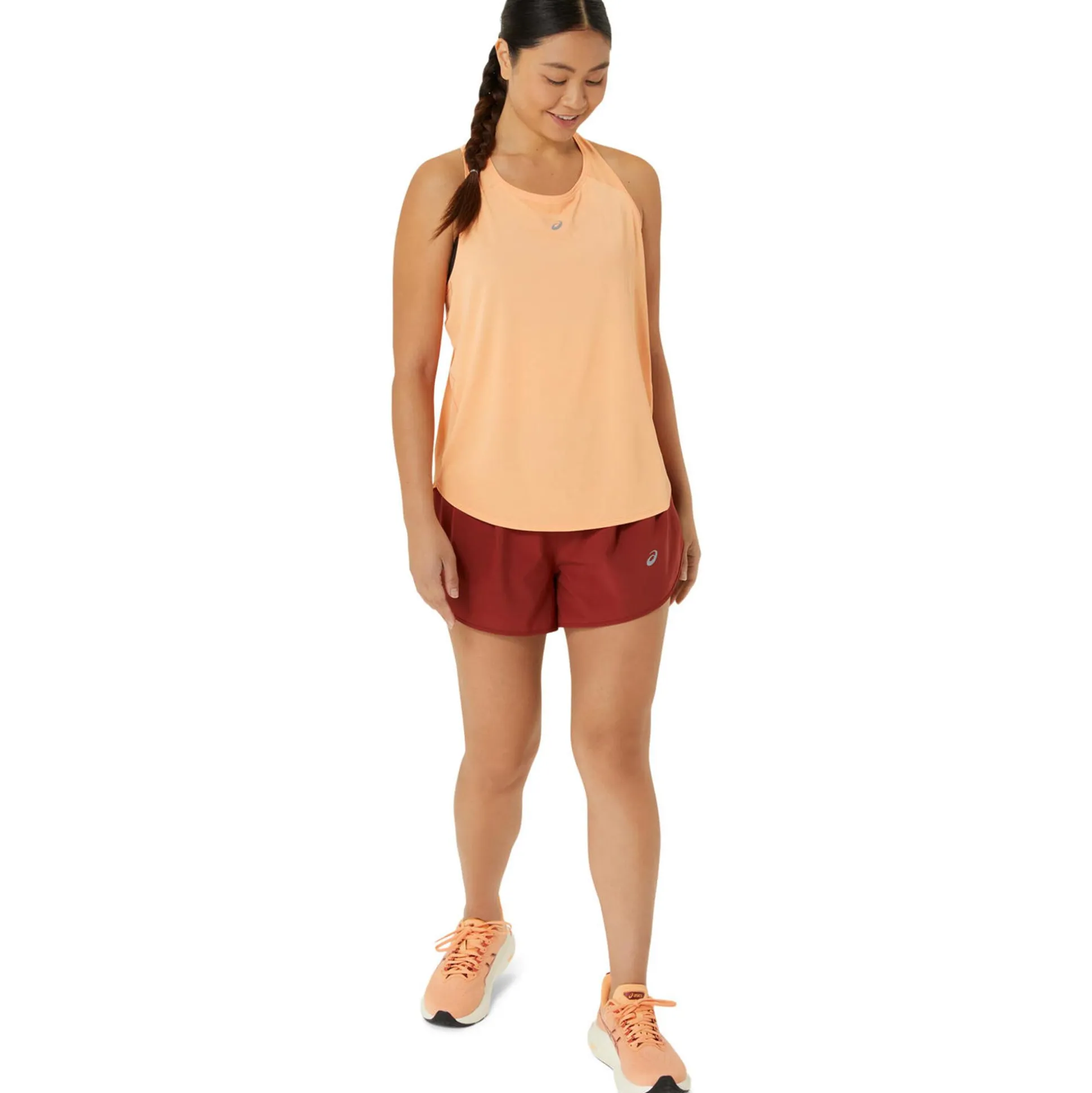 Hot Road 3.5In Running Shorts Women - Dark Red Running Clothing