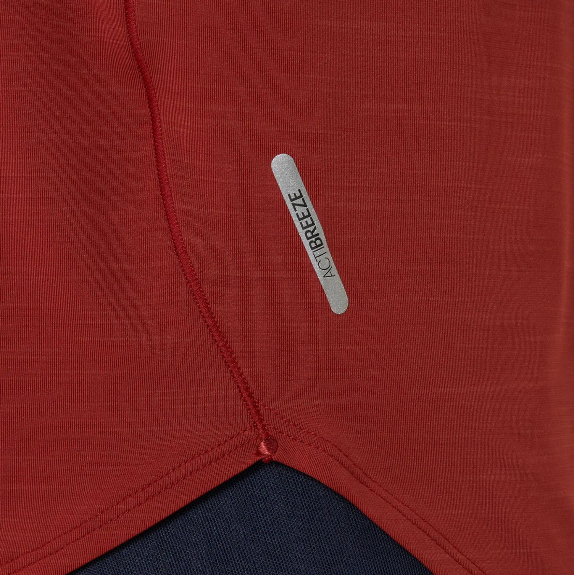 Online Road V-Neck Running Shirt Women - Dark Red Running Clothing
