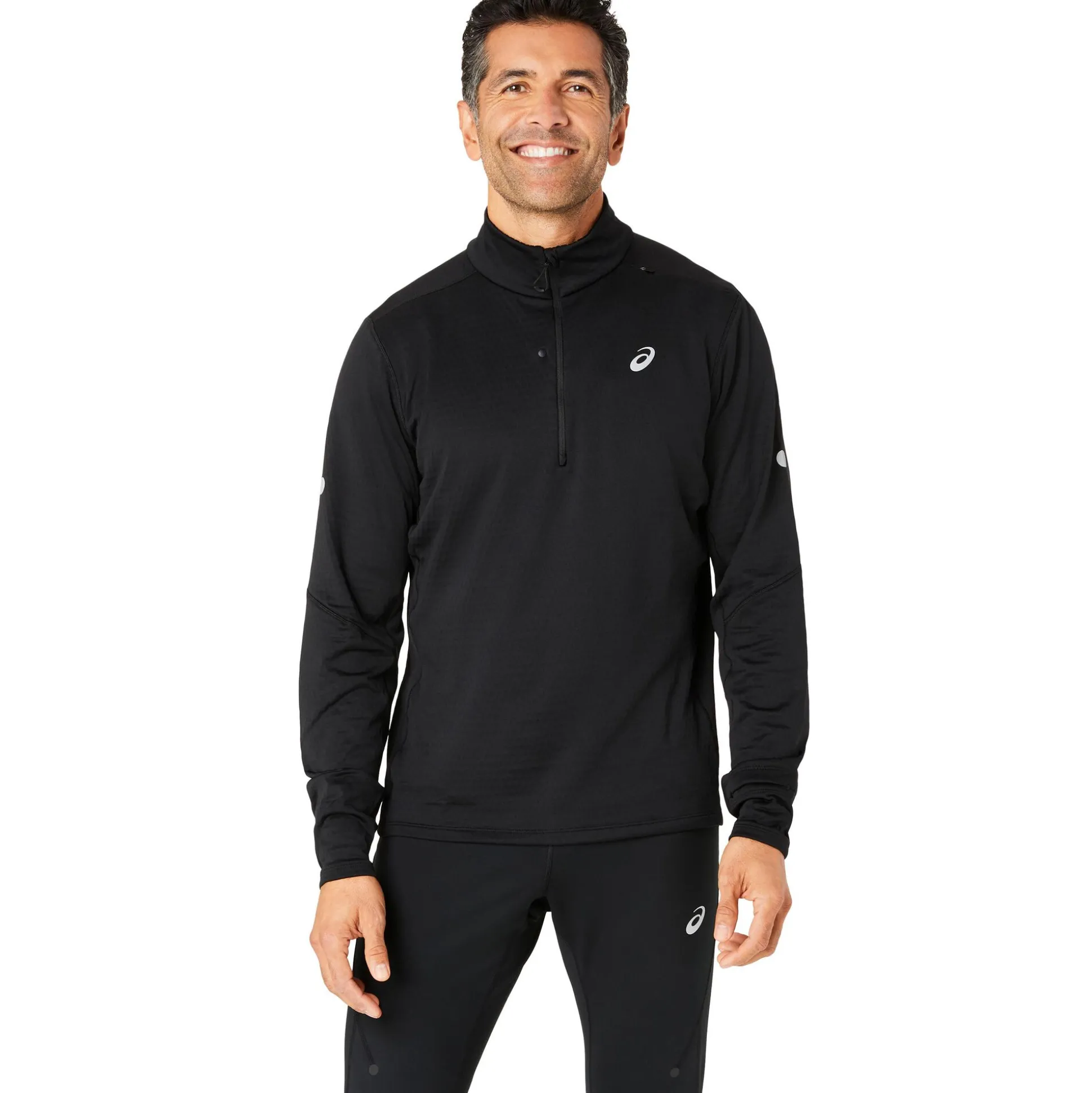 Cheap Road Winter 1/2 Zip Running Shirt Men - Running Clothing
