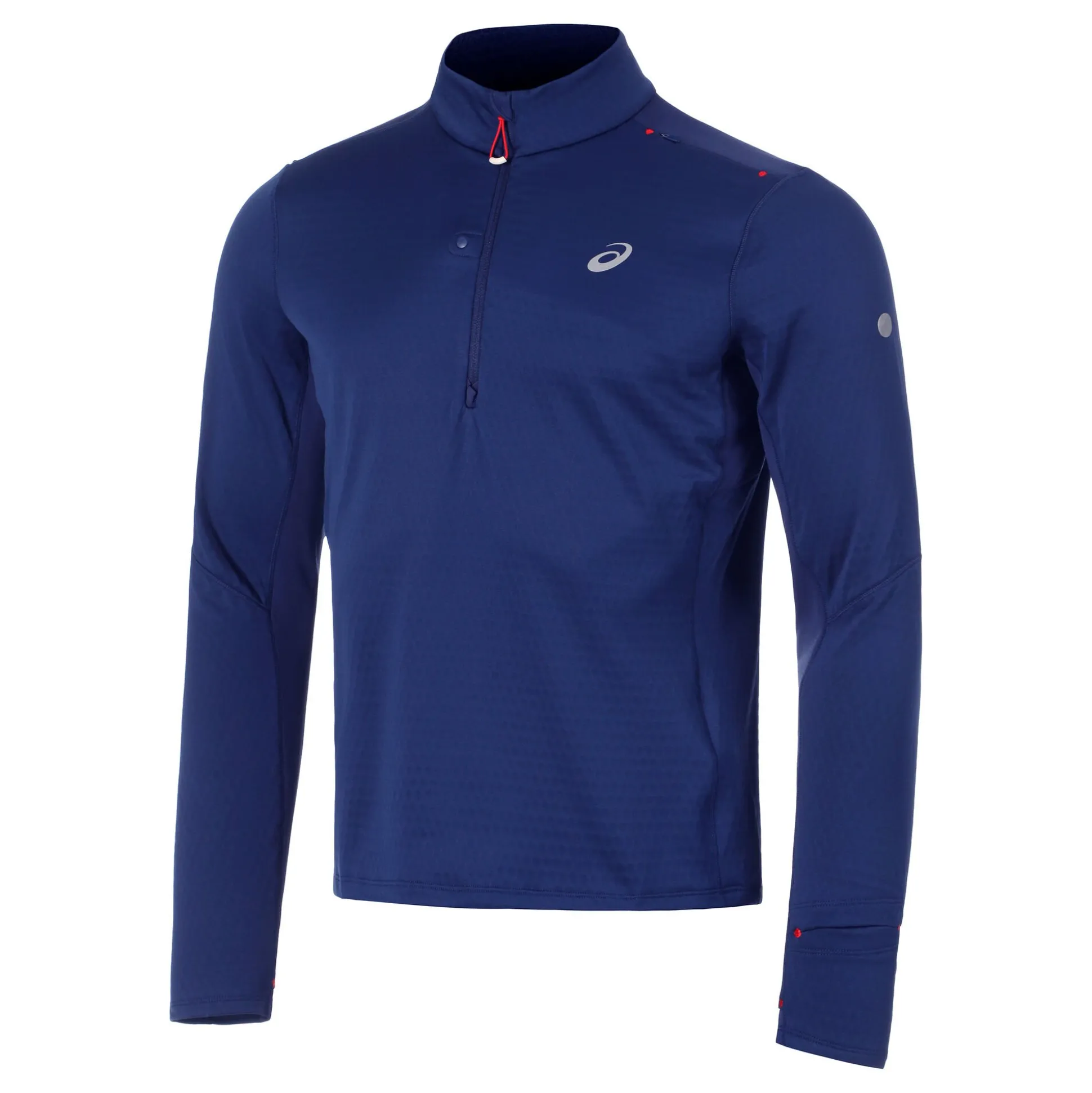 Best Sale Road Winter 1/2 Zip Running Shirt Men - Dark Blue Running Clothing