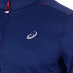 Best Sale Road Winter 1/2 Zip Running Shirt Men - Dark Blue Running Clothing