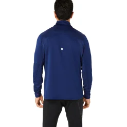 Best Sale Road Winter 1/2 Zip Running Shirt Men - Dark Blue Running Clothing