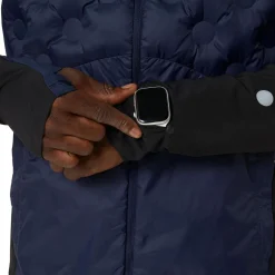 Online Road Winter Running Jacket Men - Dark Blue Running Clothing